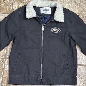 Boys PacSun Land Rover Gray Jacket with White Collar